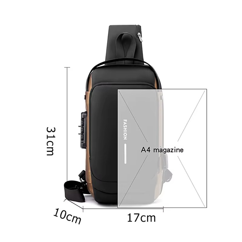 Saccoche moderne | antivol, style et Recharge USB
