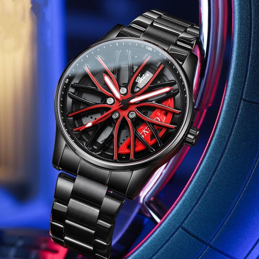 OLEVS 9937 – Montre iconique | Jante Rotative & Luxe Moderne